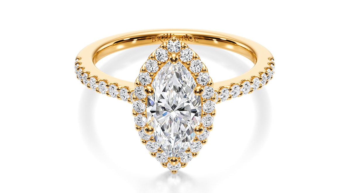 Marquise Diamond Halo