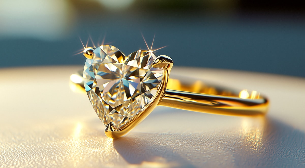 The Right Band for a Heart Shaped Diamond