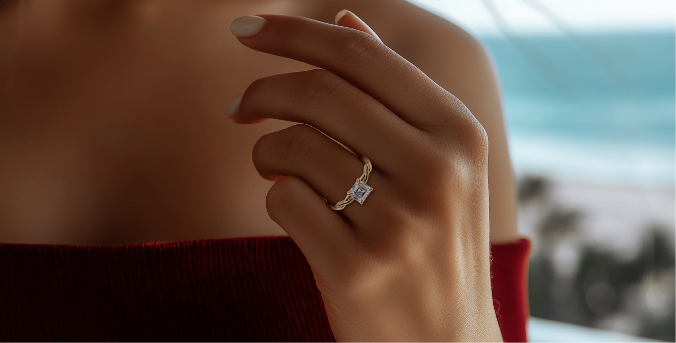 How to Wear Your Engagement Ring and Wedding Band | Brilliance
