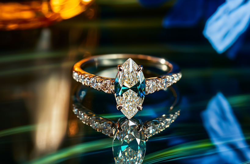 diamond shape marquise