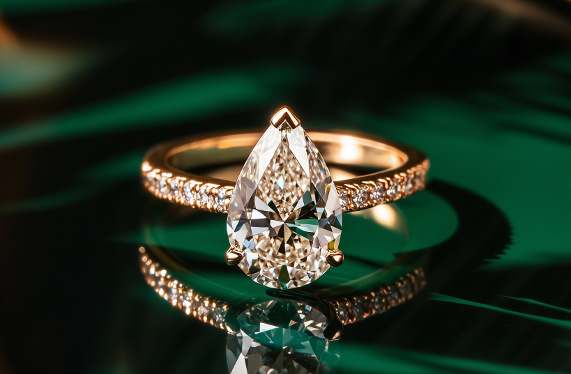 diamond shape pear