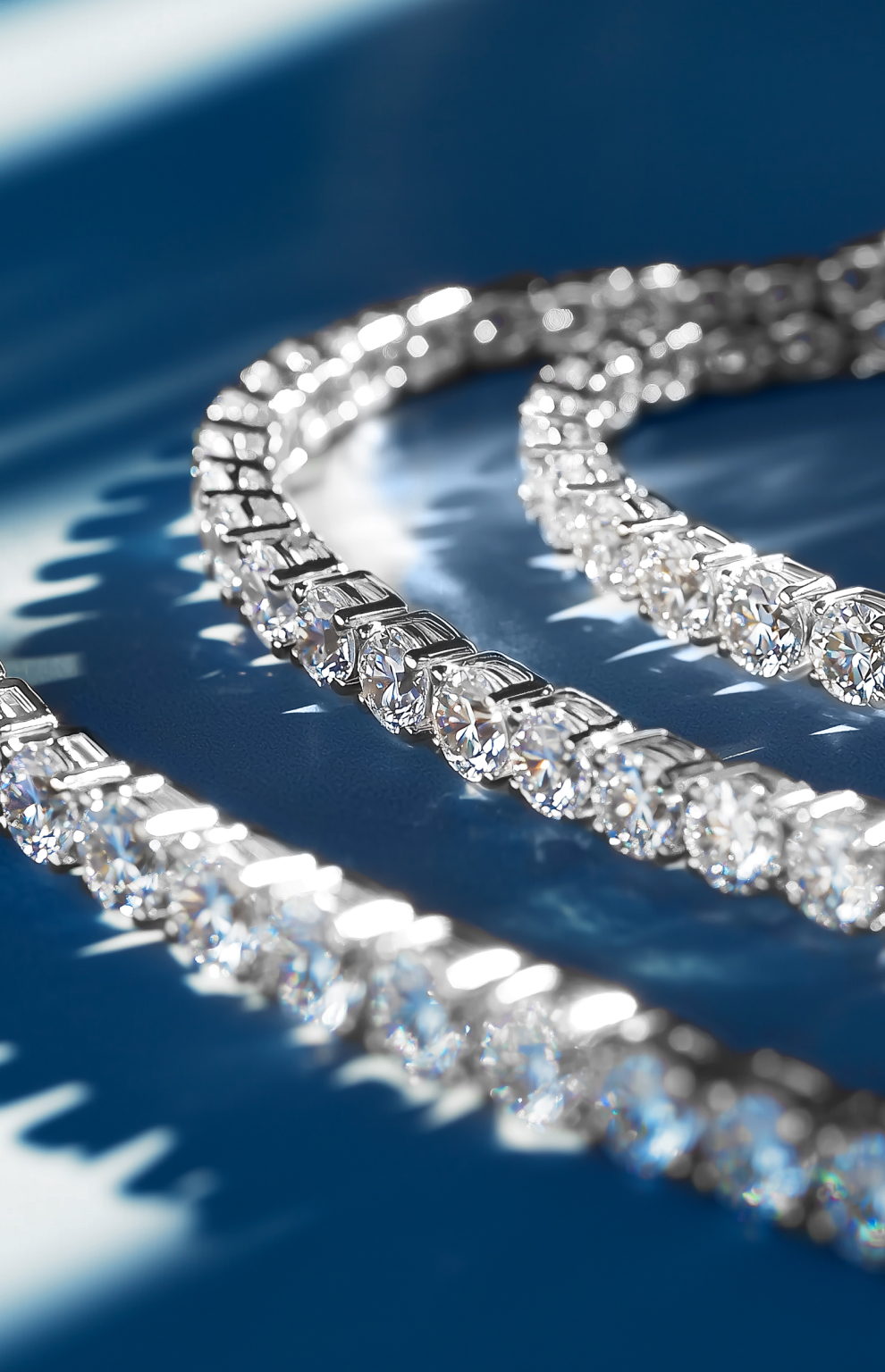 Lab diamond bracelets