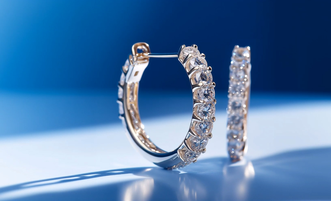 Diamond earrings