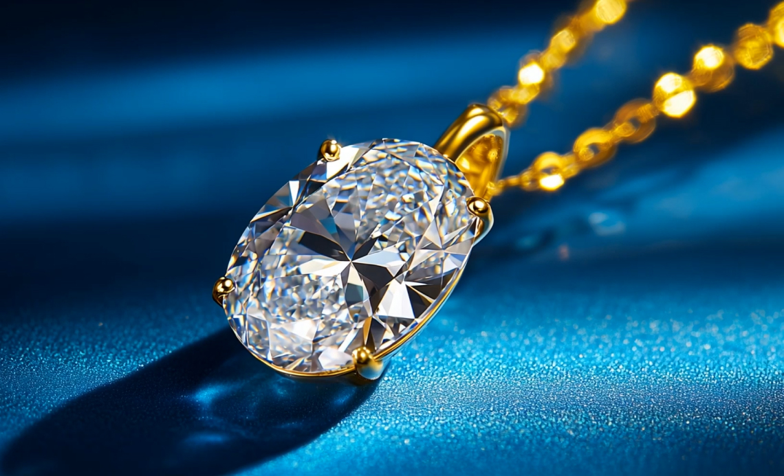 Diamond necklaces and pendants