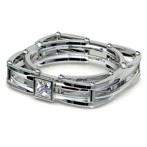 Hephaestus Princess Solitaire Mangagement™ Ring (1/3 ctw)