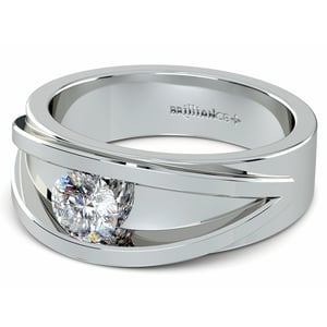 Unique Mens Diamond Engagement Ring (3/4 ctw) | Hyperion