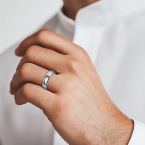 Comfort-Fit Men's Wedding Ring in Cobalt (6 mm)