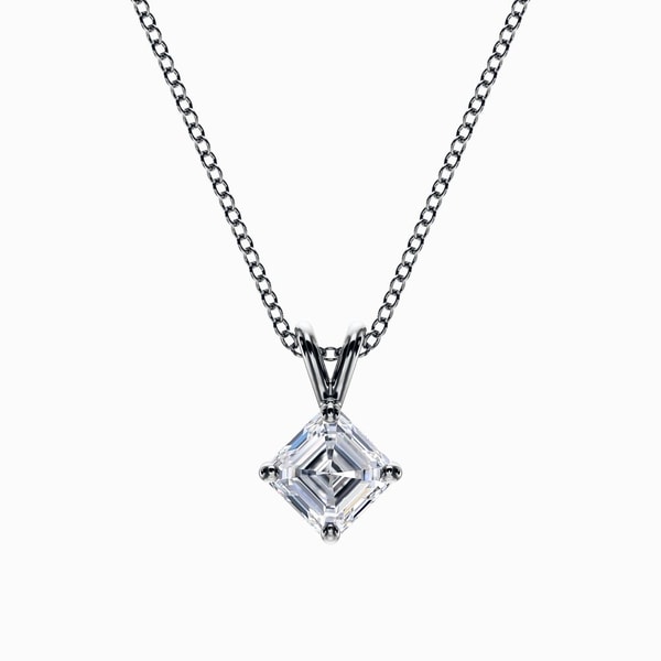 Lab Diamond Asscher Pendant