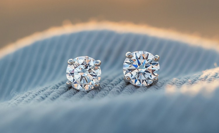 Diamond Stud Earrings