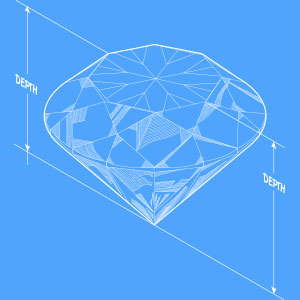 round cut loose diamond