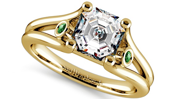 Asscher + Dainty Dots