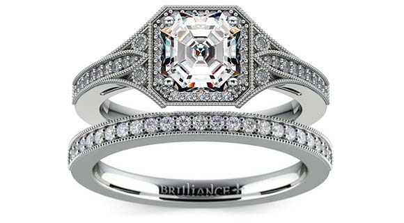 Asscher Setting: Big & Bold
