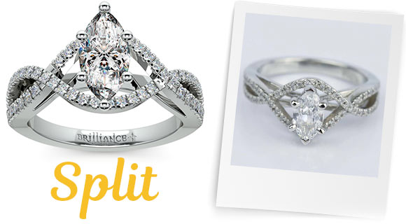 Split Shank Setting