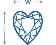 Heart Diamond | Length to Width (1.1)